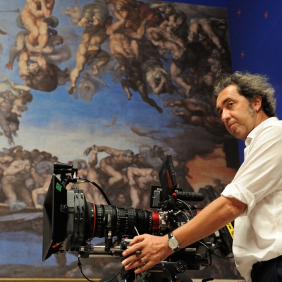 set of "The young Pope" by Paolo Sorrentino. 09/11/2015 sc.503 - ep 5 in the picture Paolo Sorrentino. Photo by Gianni Fiorito