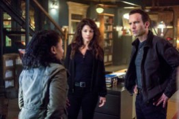 "Empathy" -- NCIS investigates the disappearance of a Congressional aide after a hitman saves her from two men posing as NCIS agents. Also, Lasalle struggles with life-altering decisions regarding his brother's future, on NCIS: NEW ORLEANS, Tuesday, March 6 (10:00-11:00 PM, ET/PT) on the CBS Television Network. Pictured L-R: Shalita Grant as Sonja Percy, Vanessa Ferlito as FBI Special Agent Tammy Gregorio, and Lucas Black as Special Agent Christopher LaSalle Photo: Skip Bolen/CBS ÃÂ©2018 CBS Broadcasting, Inc. All Rights Reserved